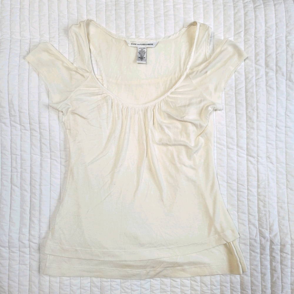 Diane von Furstenberg Silver top